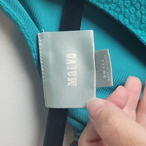 Maeve-Anthropologie Mulligan Shift Teal-Size Small - Picture 6 of 17